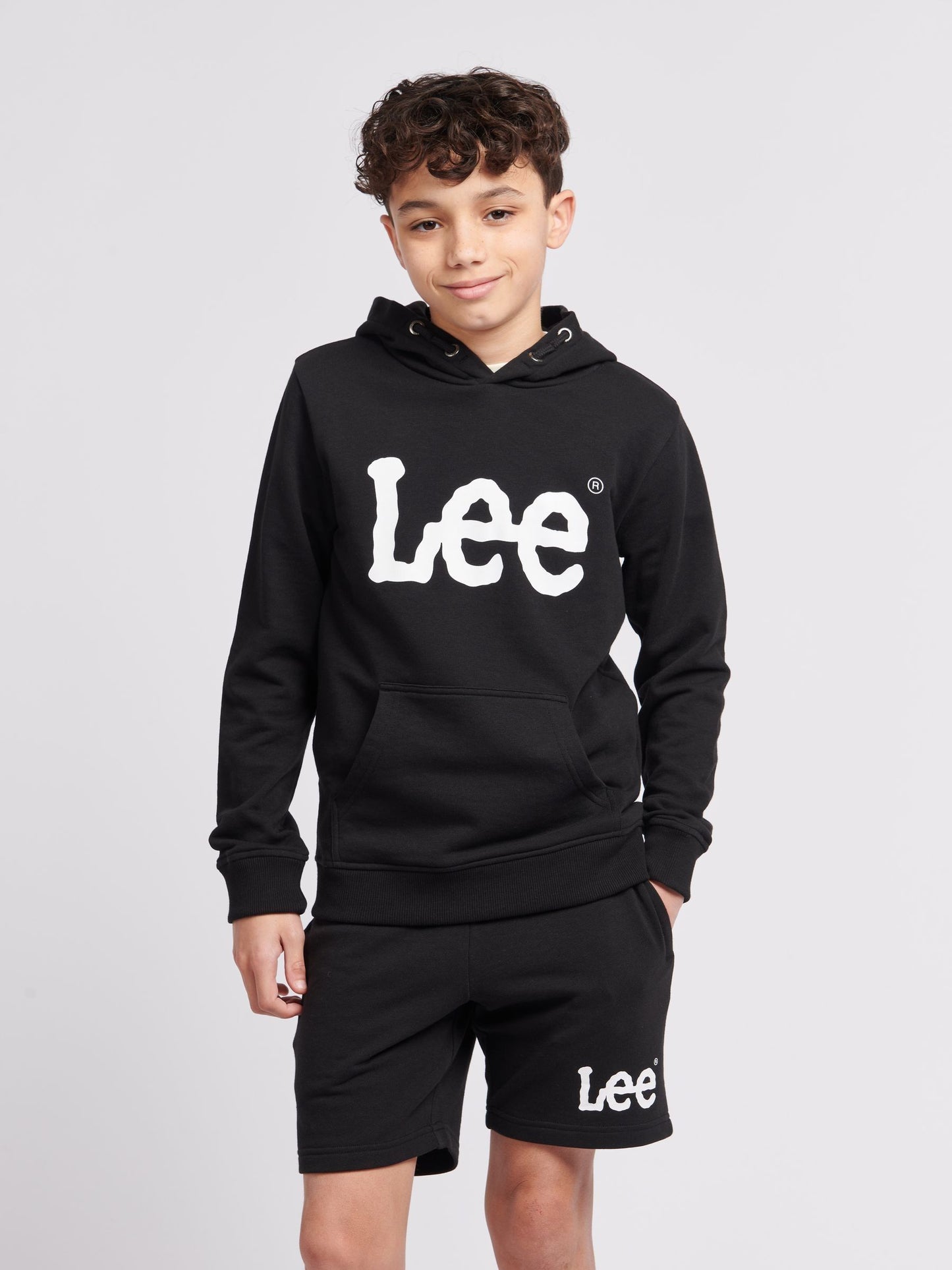 Dsiney Kidz - Lee Black Wobbly Graphic Print Hoodie image 1