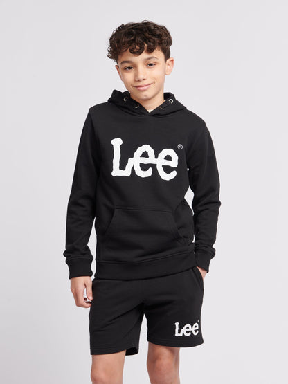 Dsiney Kidz - Lee Black Wobbly Graphic Print Hoodie image 1
