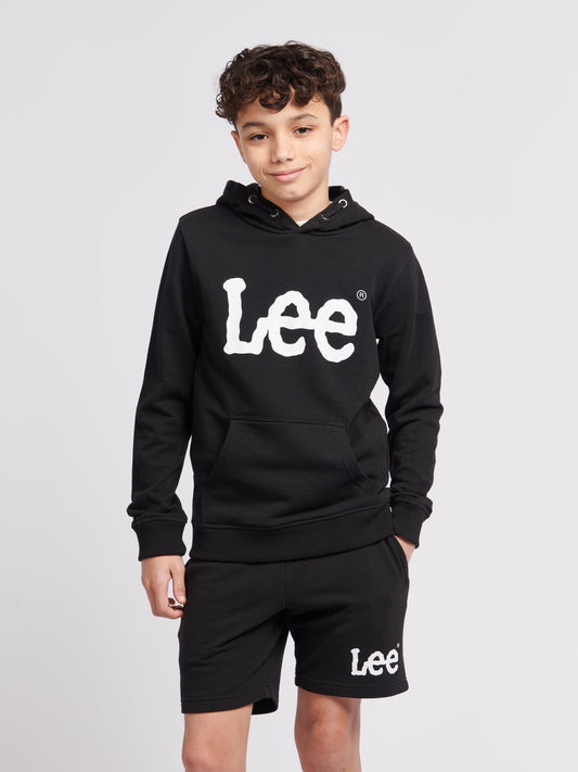 Dsiney Kidz - Lee Black Wobbly Graphic Print Hoodie image 1