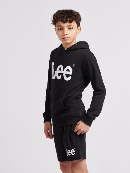 Dsiney Kidz - Lee Black Wobbly Graphic Print Hoodie image 3