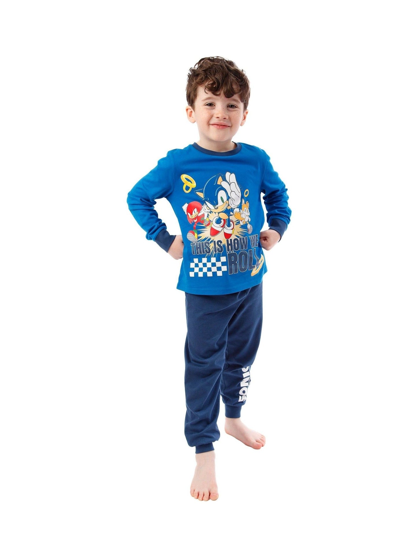 Dsiney Kidz - Character Blue Sonic The Hedgehog Pyjamas image 2