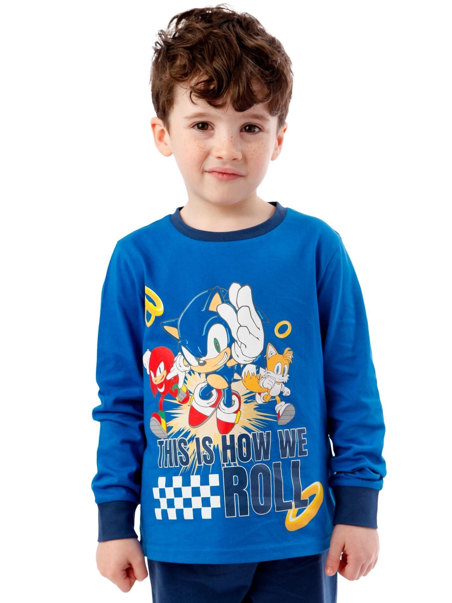 Dsiney Kidz - Character Blue Sonic The Hedgehog Pyjamas image 4
