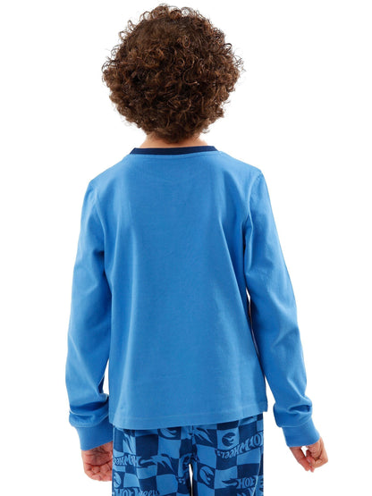 Dsiney Kidz - Character Blue Hot Wheels Challenge Accepted 100% Cotton Pyjamas image 2