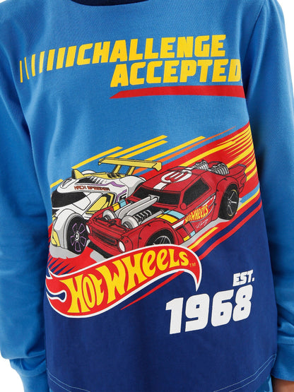 Dsiney Kidz - Character Blue Hot Wheels Challenge Accepted 100% Cotton Pyjamas image 5