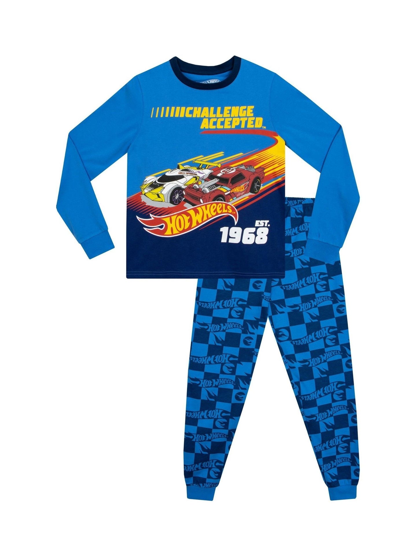 Dsiney Kidz - Character Blue Hot Wheels Challenge Accepted 100% Cotton Pyjamas image 6