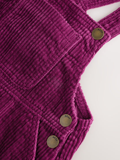Burgundy Red Cord Pinafore Dress (3mths-8yrs) image 6