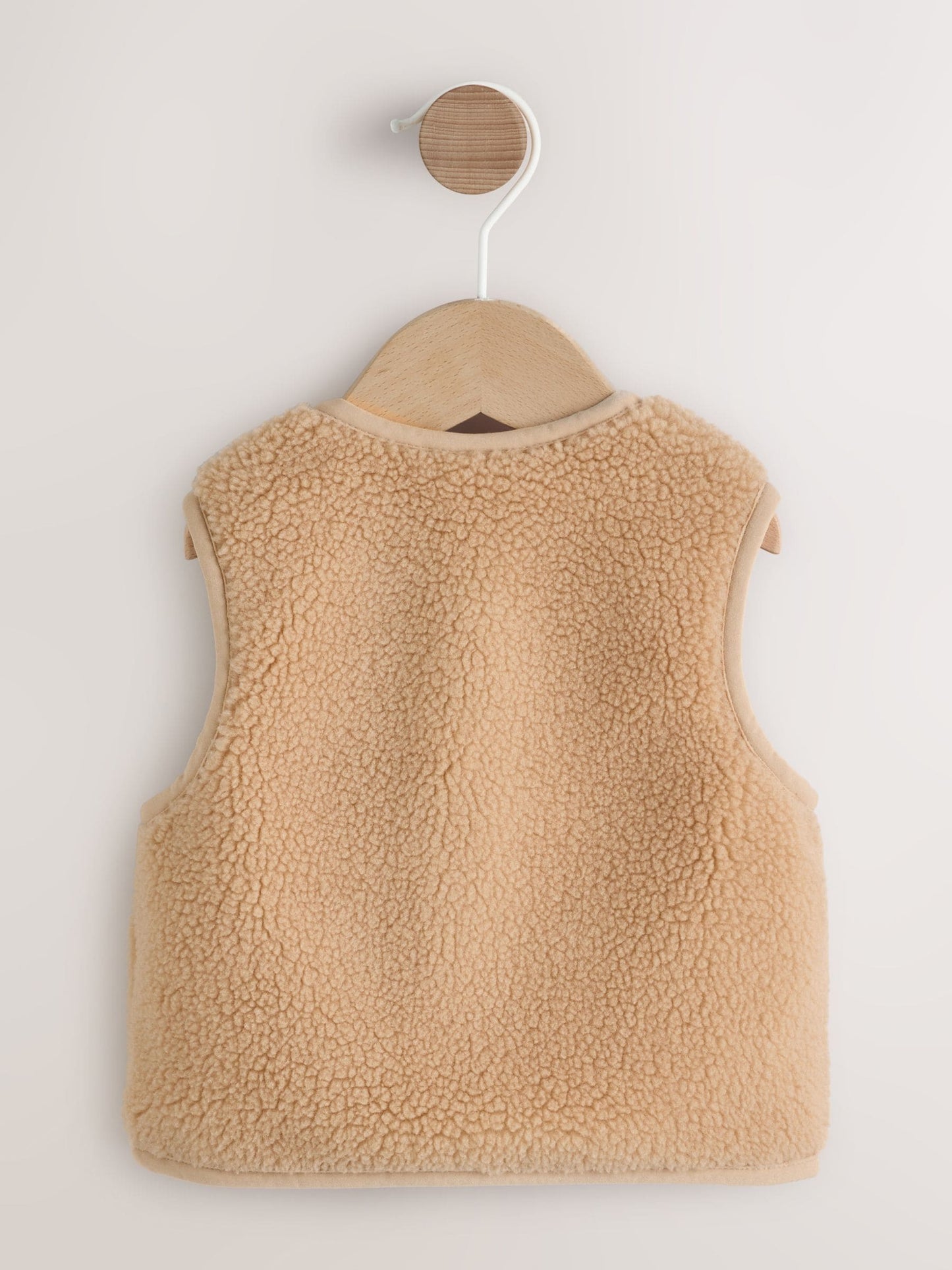 Dsiney Kidz - Toffee Brown Borg Baby Gilet image 2