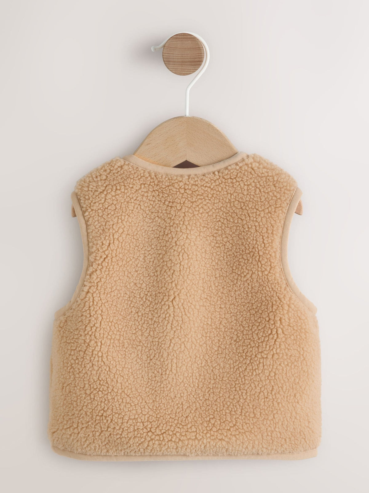 Dsiney Kidz - Toffee Brown Borg Baby Gilet image 2