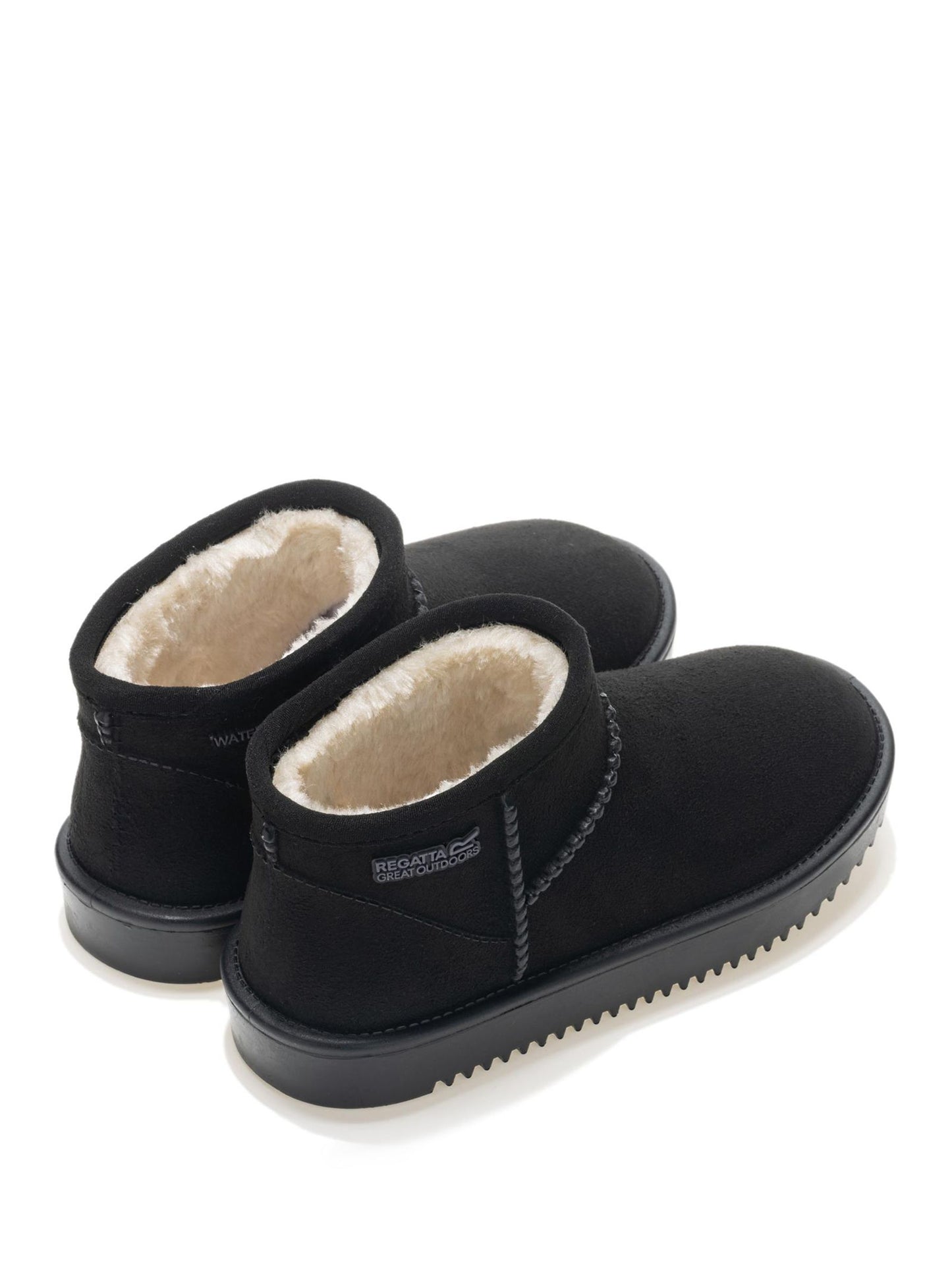 Regatta Black Risley Junior Short Cosy Lined Waterproof Boots image 6