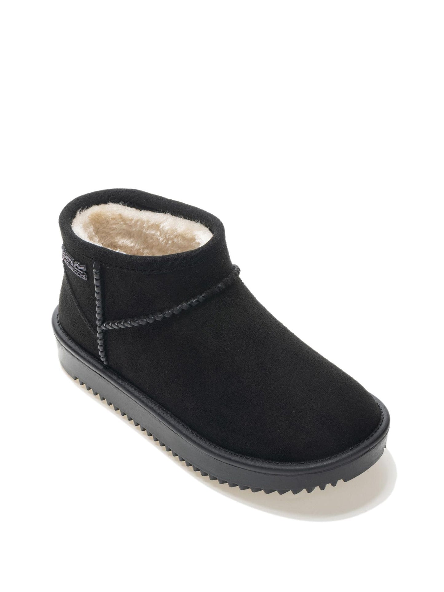 Regatta Black Risley Junior Short Cosy Lined Waterproof Boots image 8