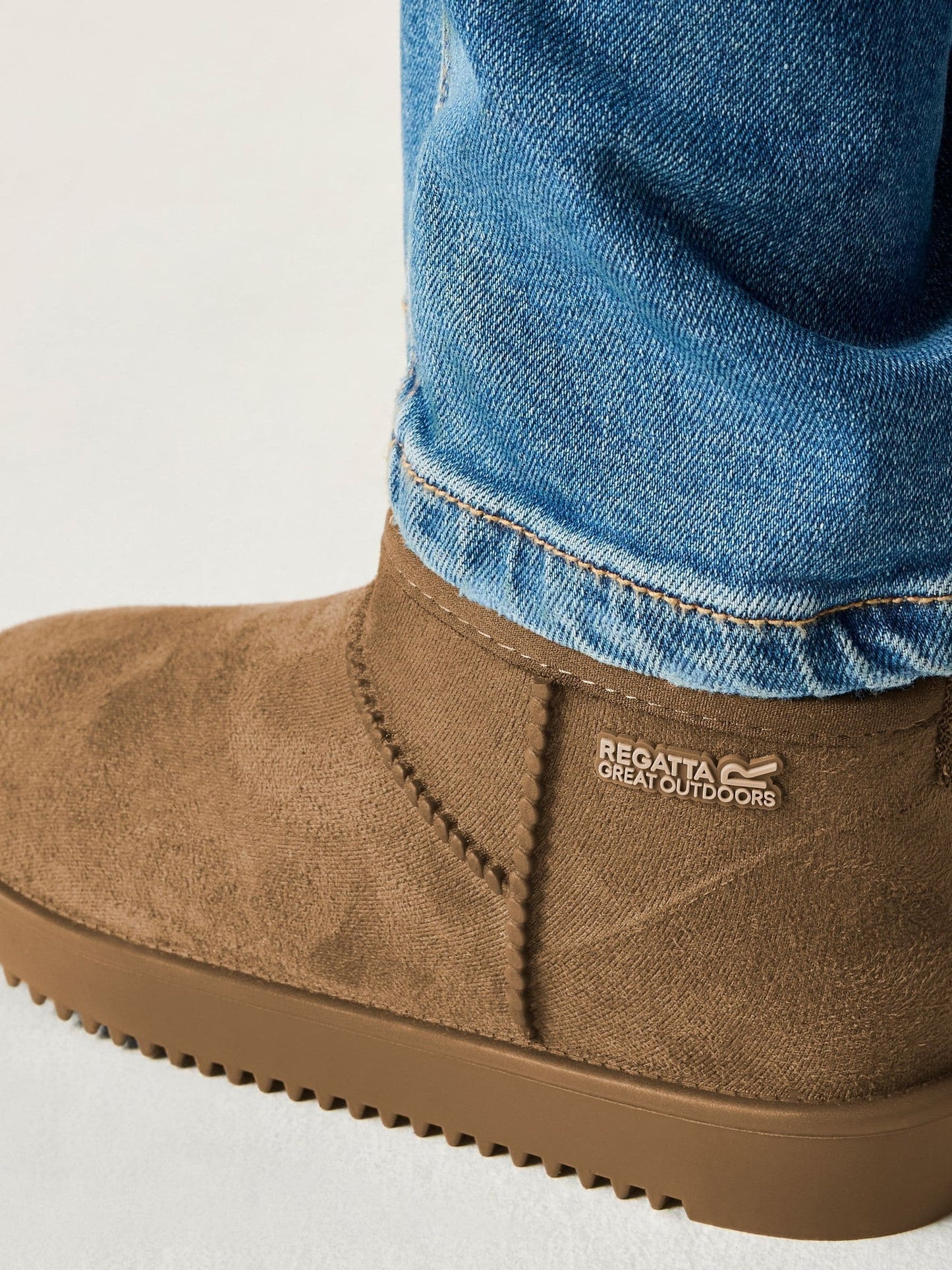 Regatta Brown Risley Junior Short Cosy Lined Waterproof Boots image 2