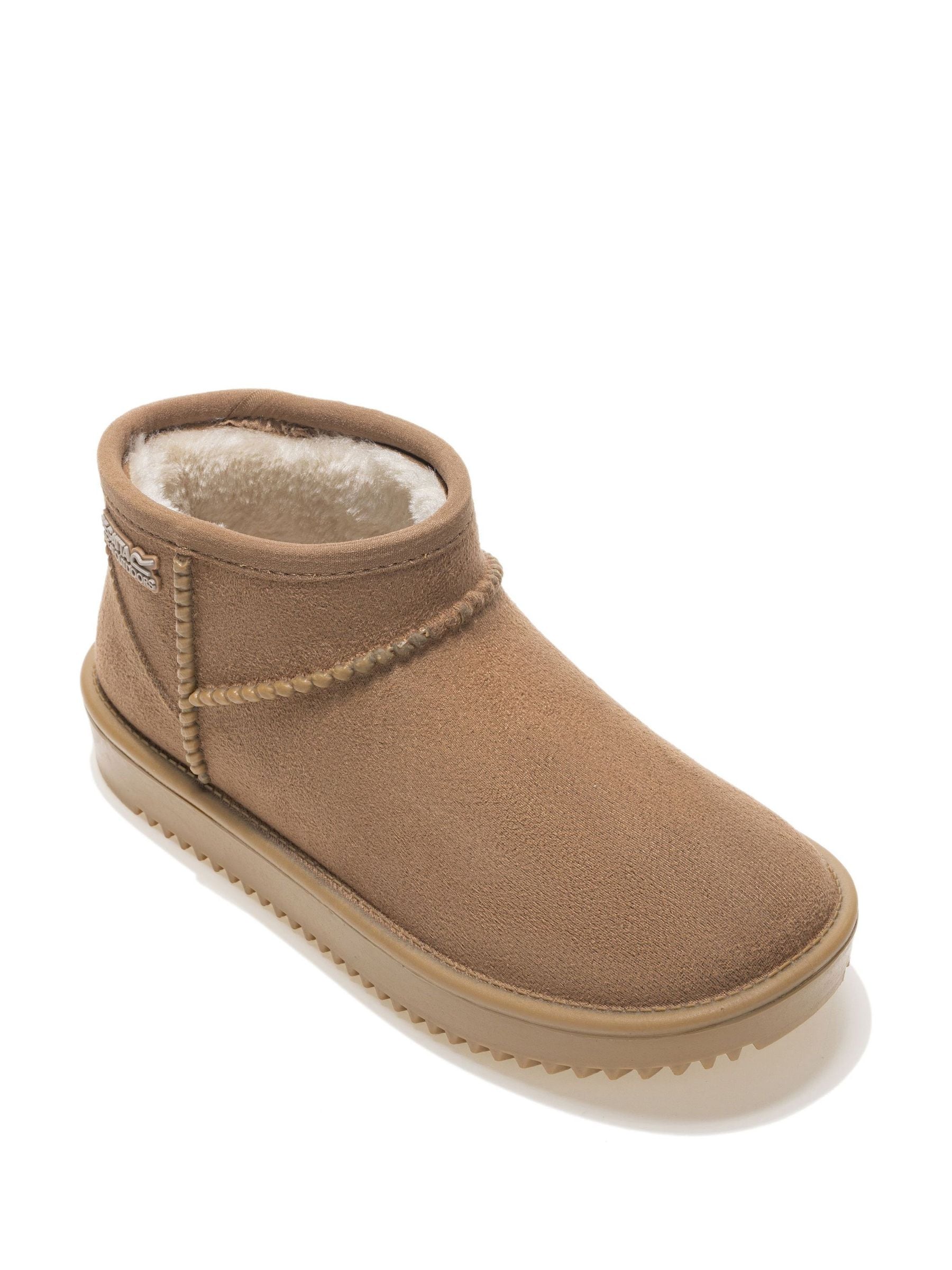 Regatta Brown Risley Junior Short Cosy Lined Waterproof Boots image 7