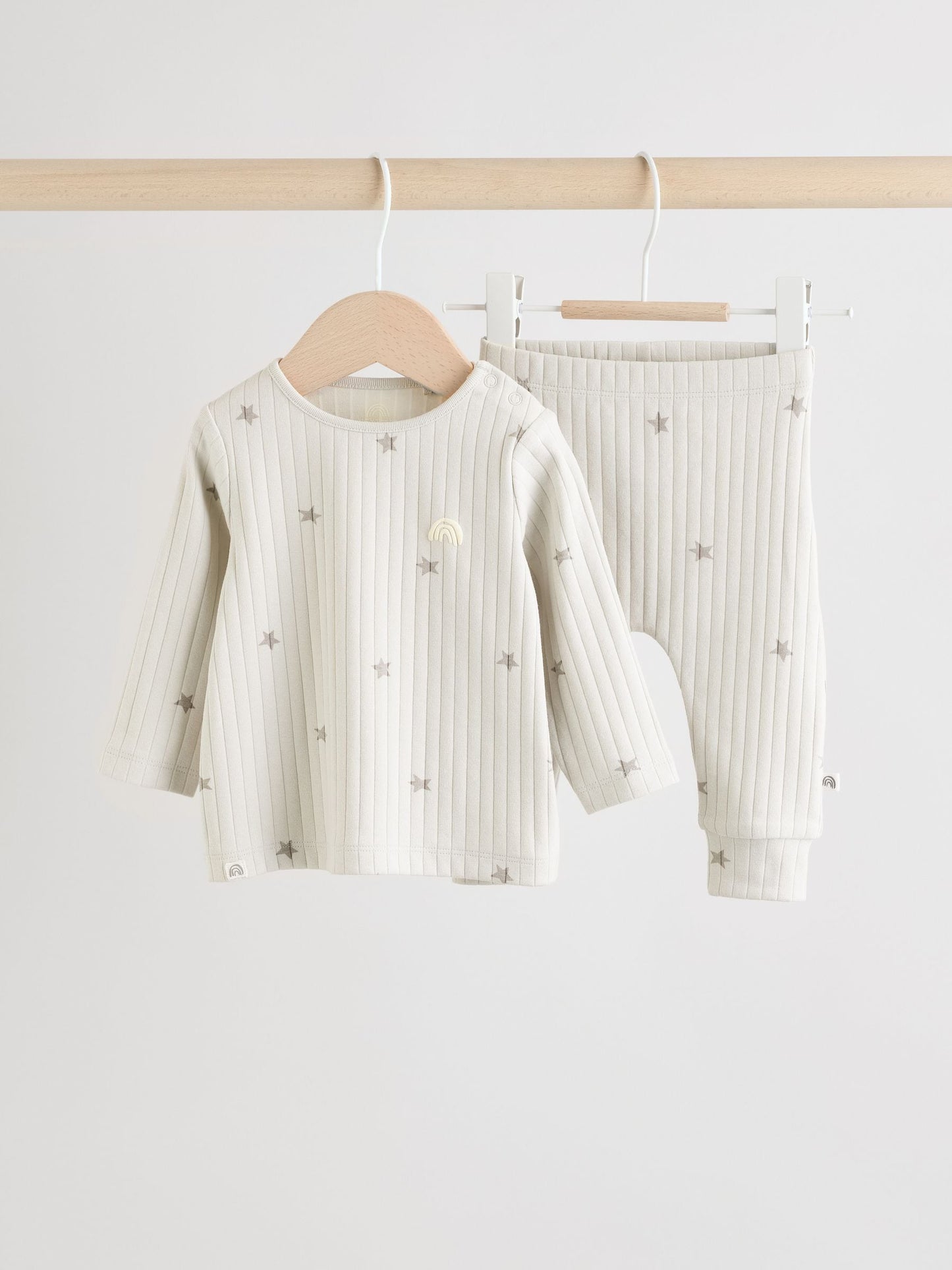 Grey Big Smiles Baby Top and Leggings Set (0mths-2yrs) (0mths-2yrs) image 5