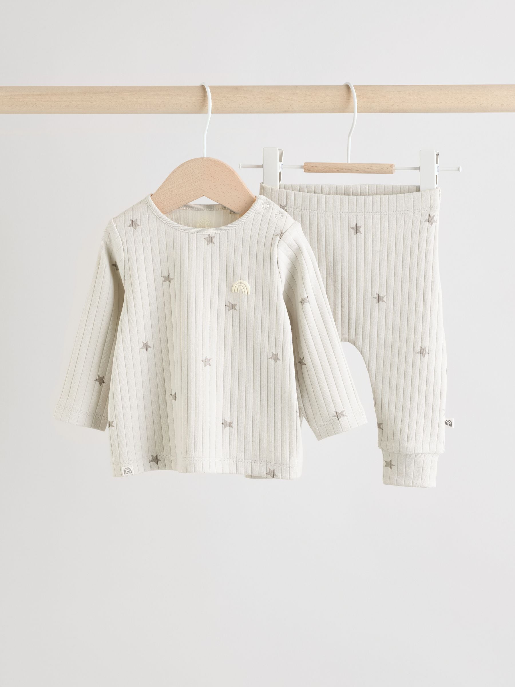 Grey Big Smiles Baby Top and Leggings Set (0mths-2yrs) (0mths-2yrs) image 5