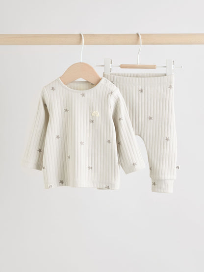 Grey Big Smiles Baby Top and Leggings Set (0mths-2yrs) (0mths-2yrs) image 5