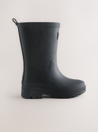 Black Warm Lined Wellies image 2
