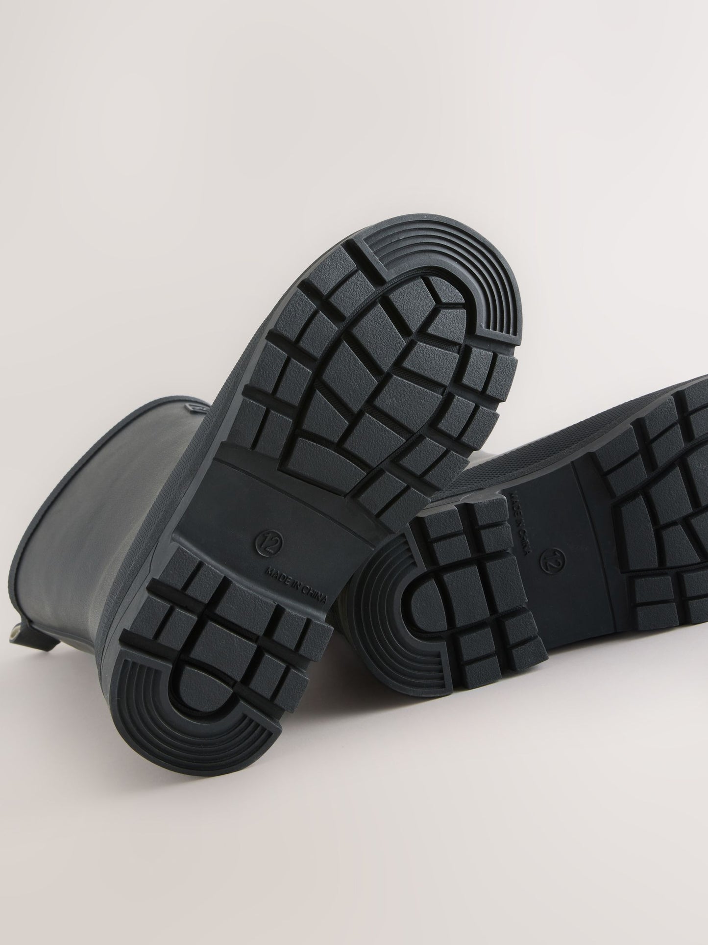 Black Warm Lined Wellies image 4