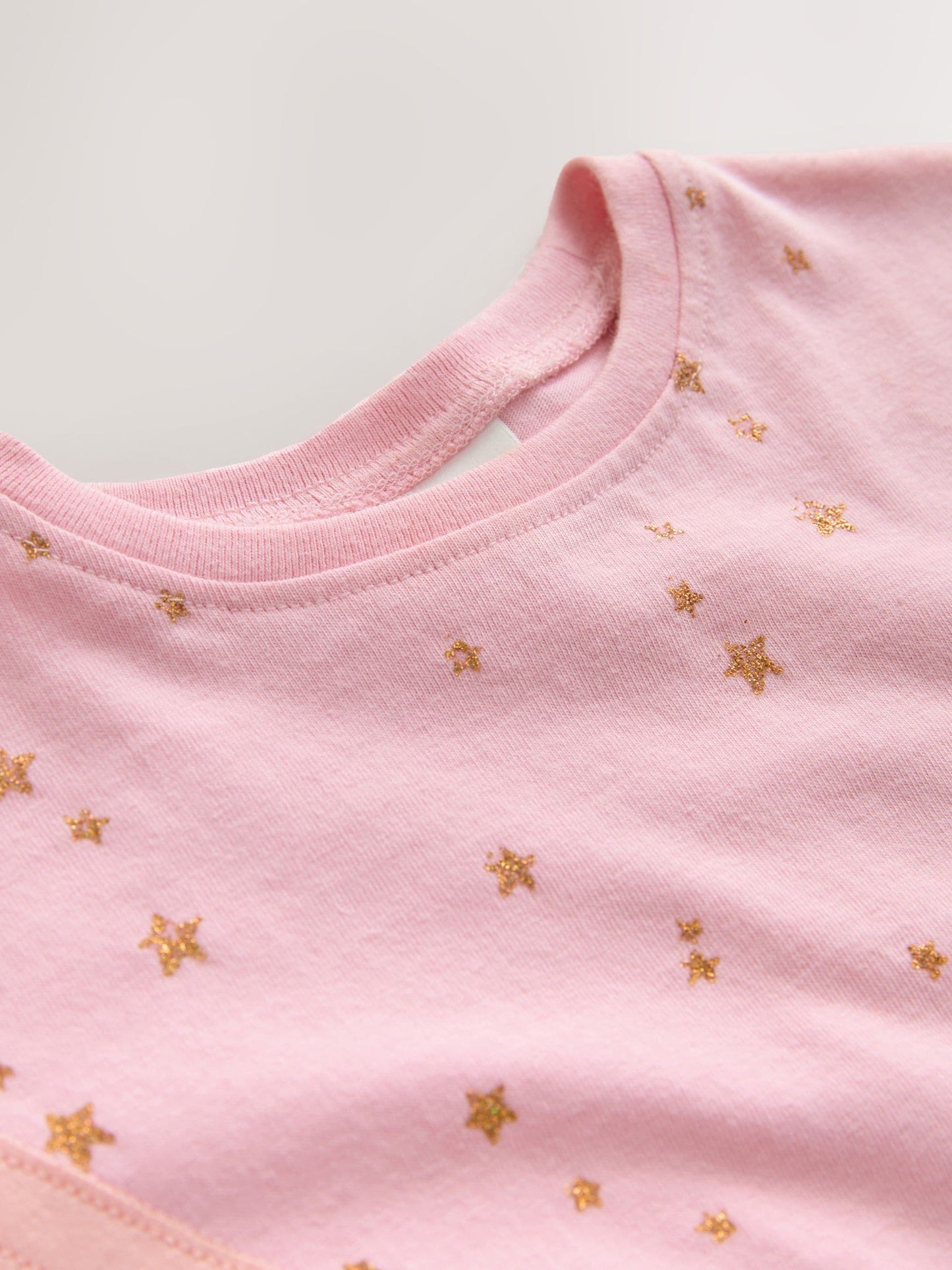 Pink Reindeer Long Sleeve Bag T-Shirt (9mths-7yrs)