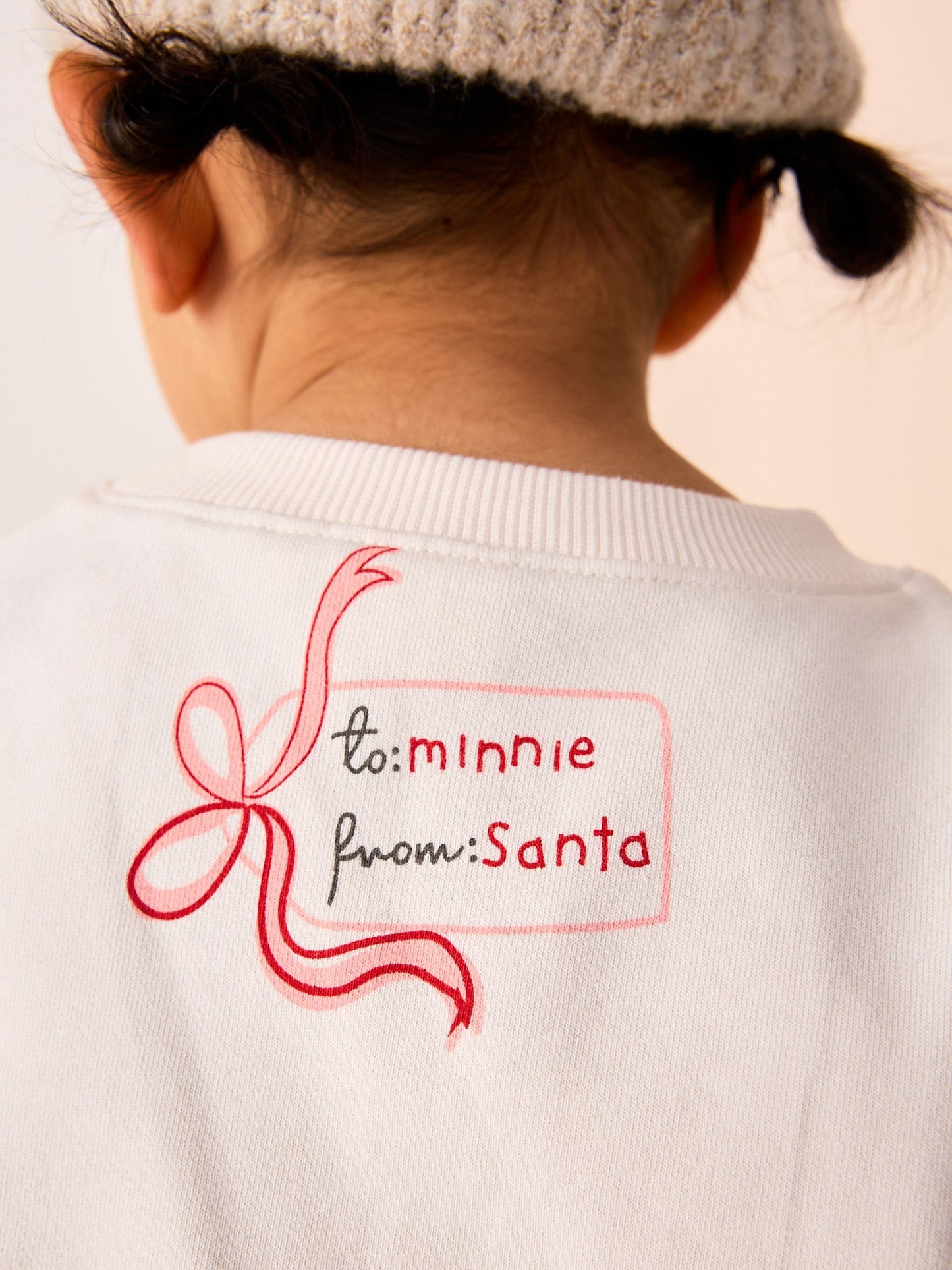 Ecru/Red Minnie Mouse Christmas Long Sleeve Top and Flare Set (3mths-7yrs)