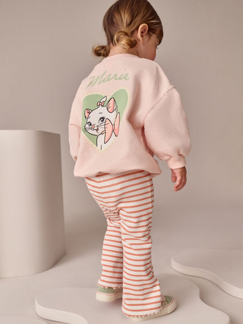 Dsiney Kidz - Pink Disney Aristocats Marie Long Sleeve Top and Leggings Set (3mths-7yrs) image 1