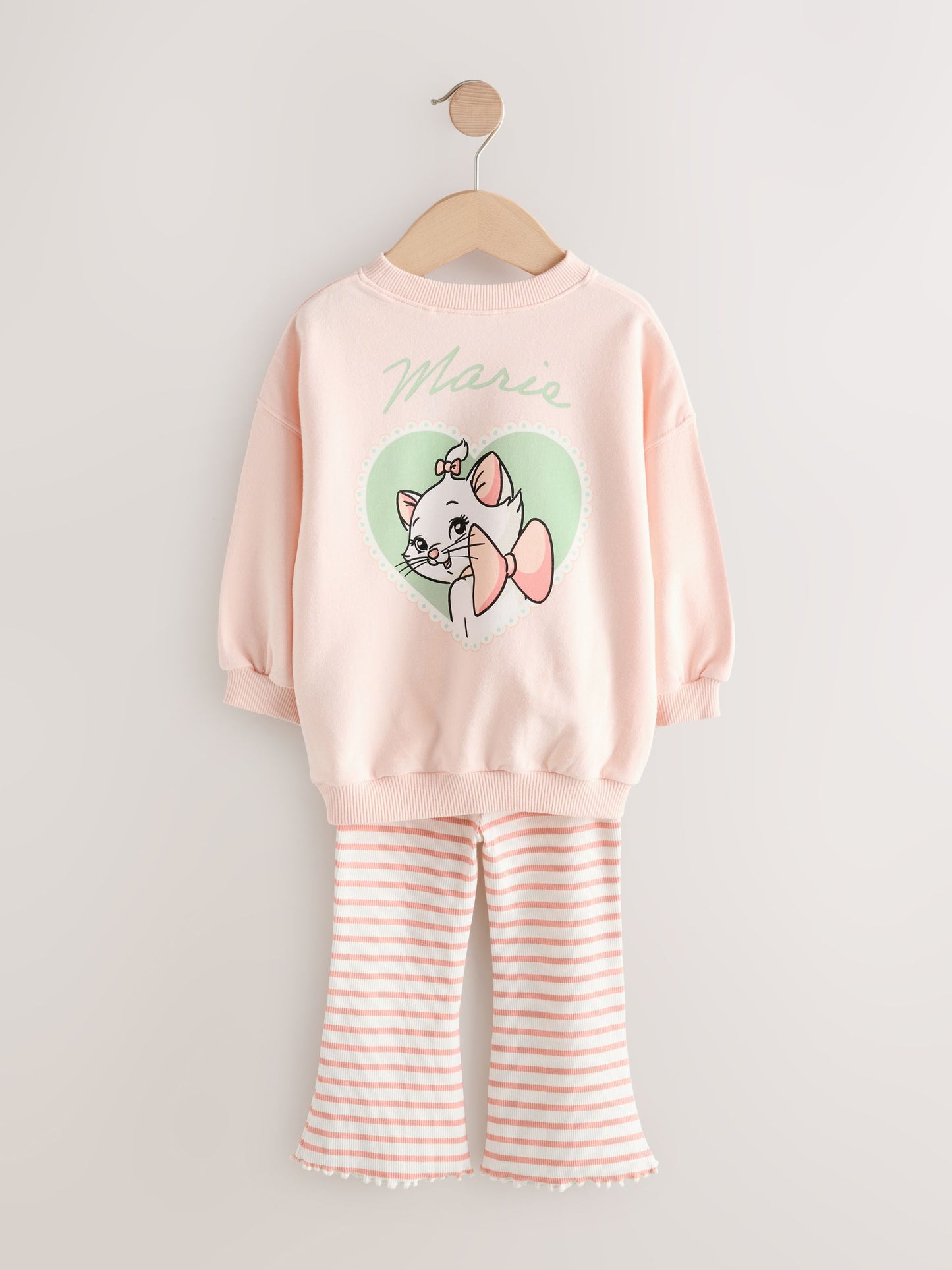 Pink Disney Aristocats Marie Long Sleeve Top and Leggings Set (3mths-7yrs) image 5