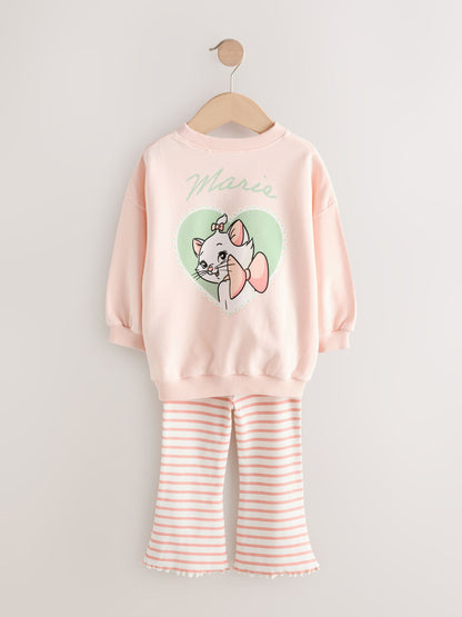 Pink Disney Aristocats Marie Long Sleeve Top and Leggings Set (3mths-7yrs) image 5