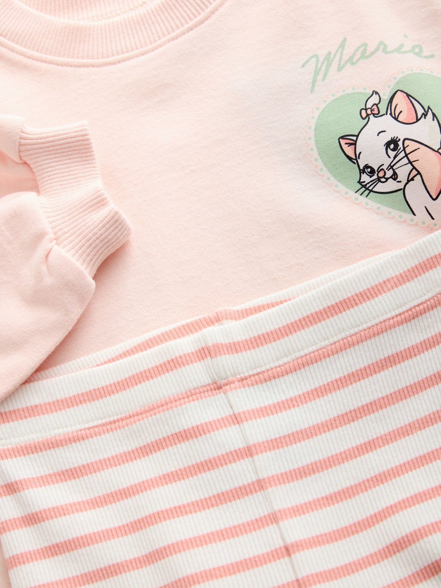 Pink Disney Aristocats Marie Long Sleeve Top and Leggings Set (3mths-7yrs) image 6