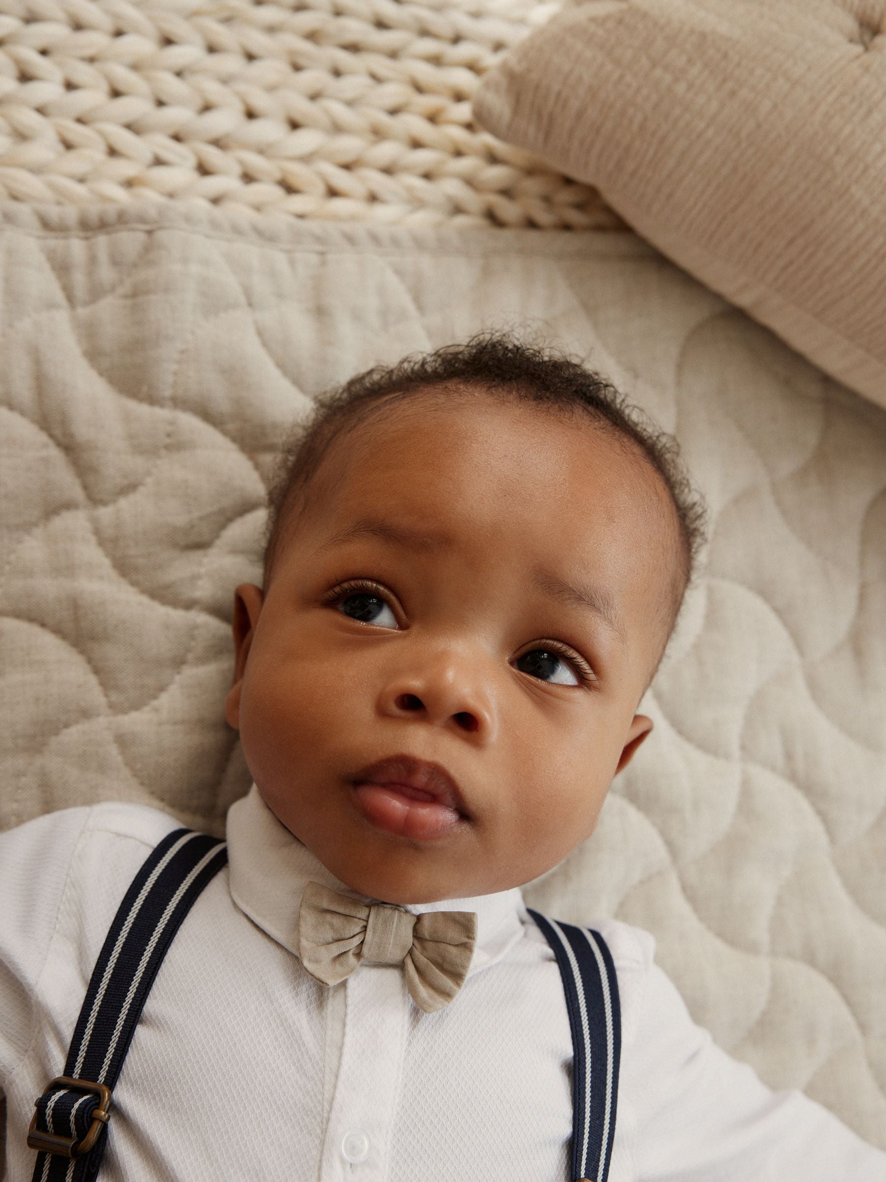 Navy Baby Shirt Trousers and Braces 4 Piece Set (0mths-2yrs) image 5