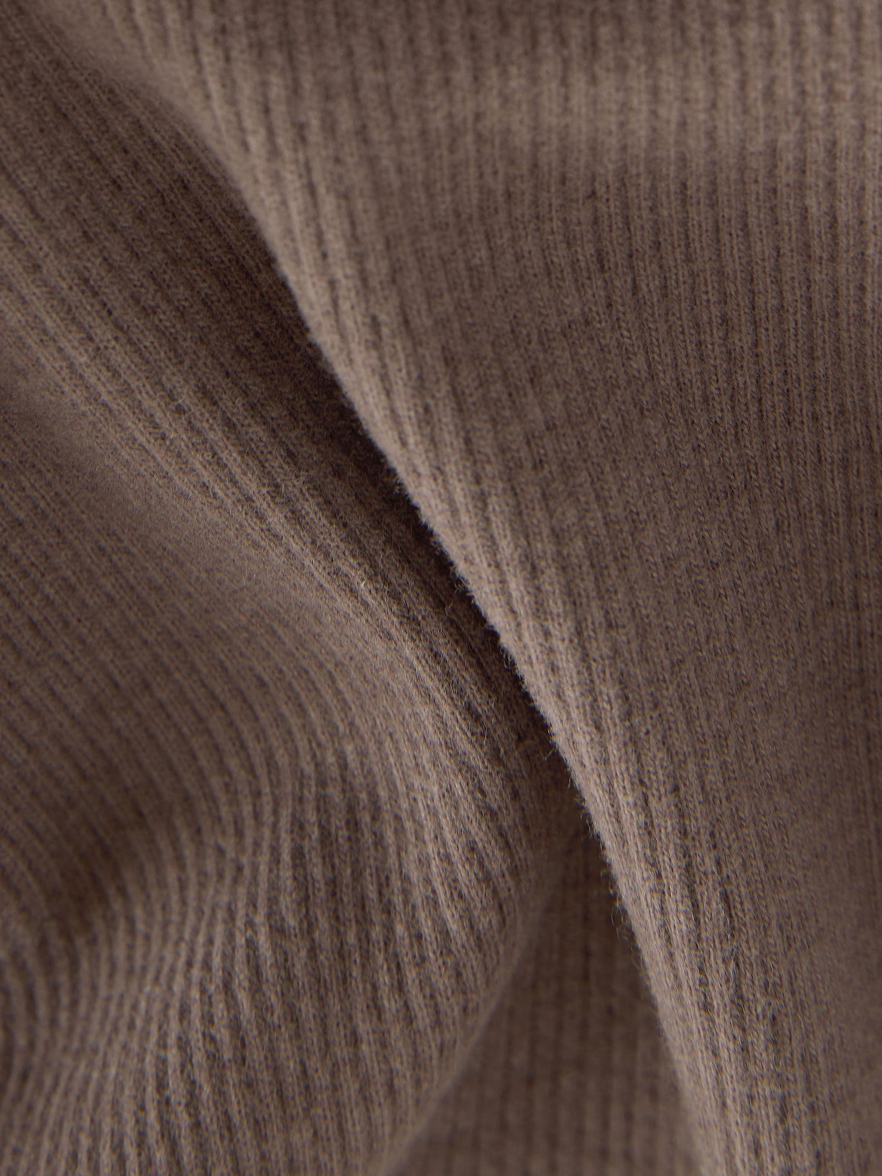 Chocolate Brown Rib Flare Leggings (3mths-7yrs) image 5