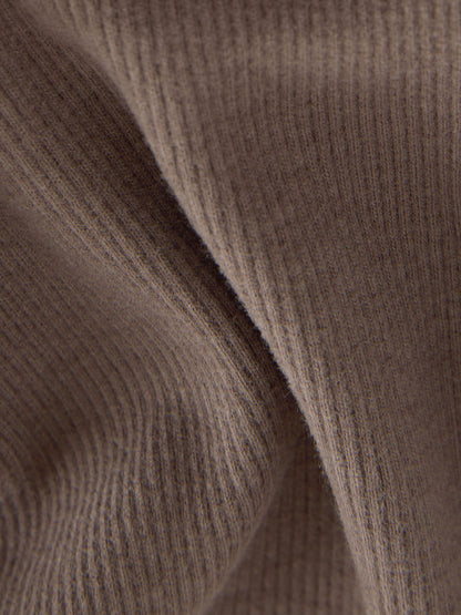 Chocolate Brown Rib Flare Leggings (3mths-7yrs) image 5