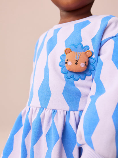 Blue Lion Sweat Dress (3mths-7yrs) image 4