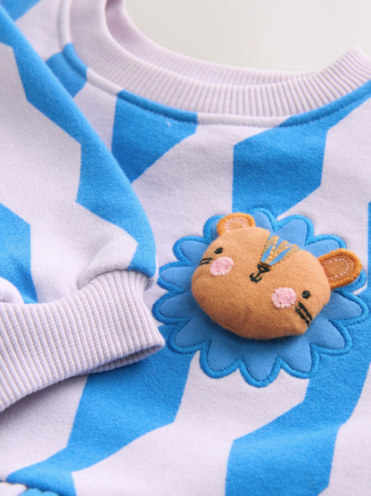 Blue Lion Sweat Dress (3mths-7yrs) image 7