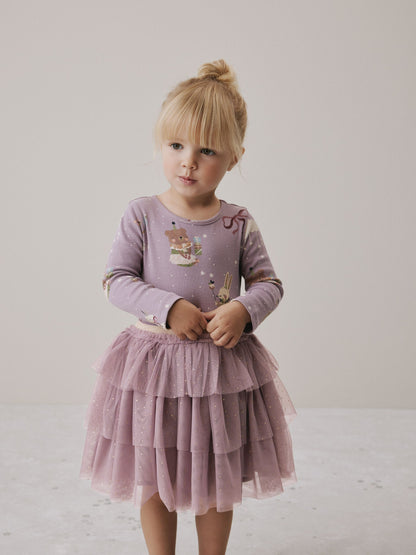 Purple Character Tutu Skirt Party Dress (3mths-7yrs) image 1