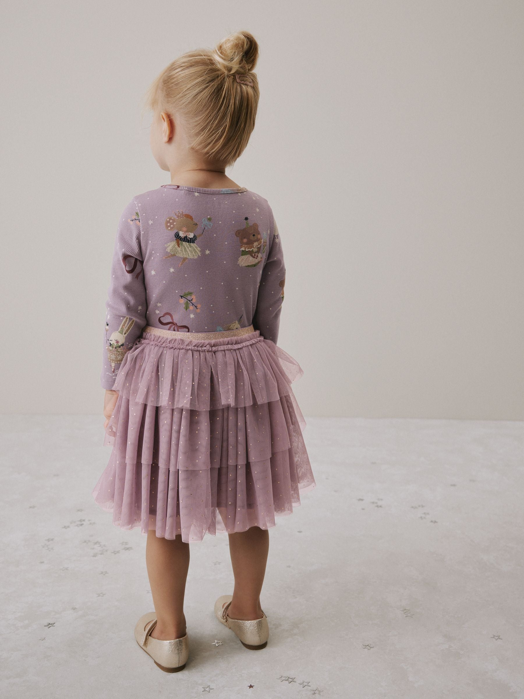 Purple Character Tutu Skirt Party Dress (3mths-7yrs) image 4