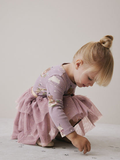 Purple Character Tutu Skirt Party Dress (3mths-7yrs) image 5