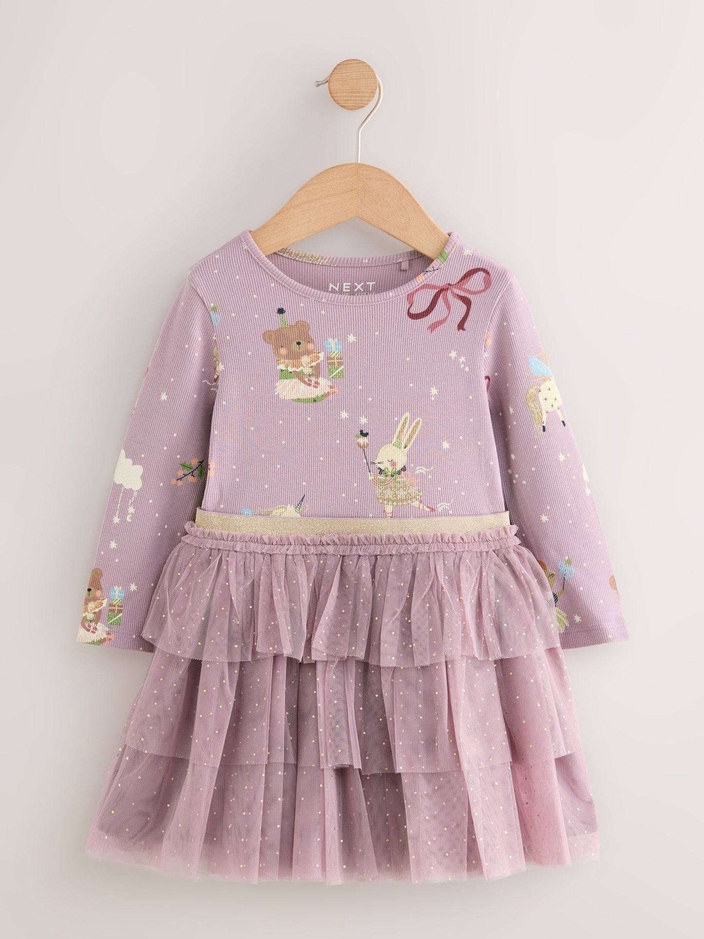 Purple Character Tutu Skirt Party Dress (3mths-7yrs) image 6