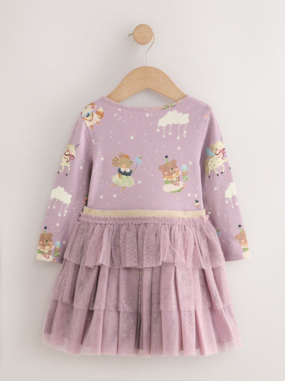 Purple Character Tutu Skirt Party Dress (3mths-7yrs) image 7