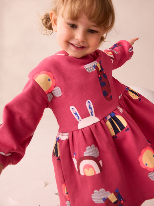 Animal Character Sweat Dress (3mths-7yrs)