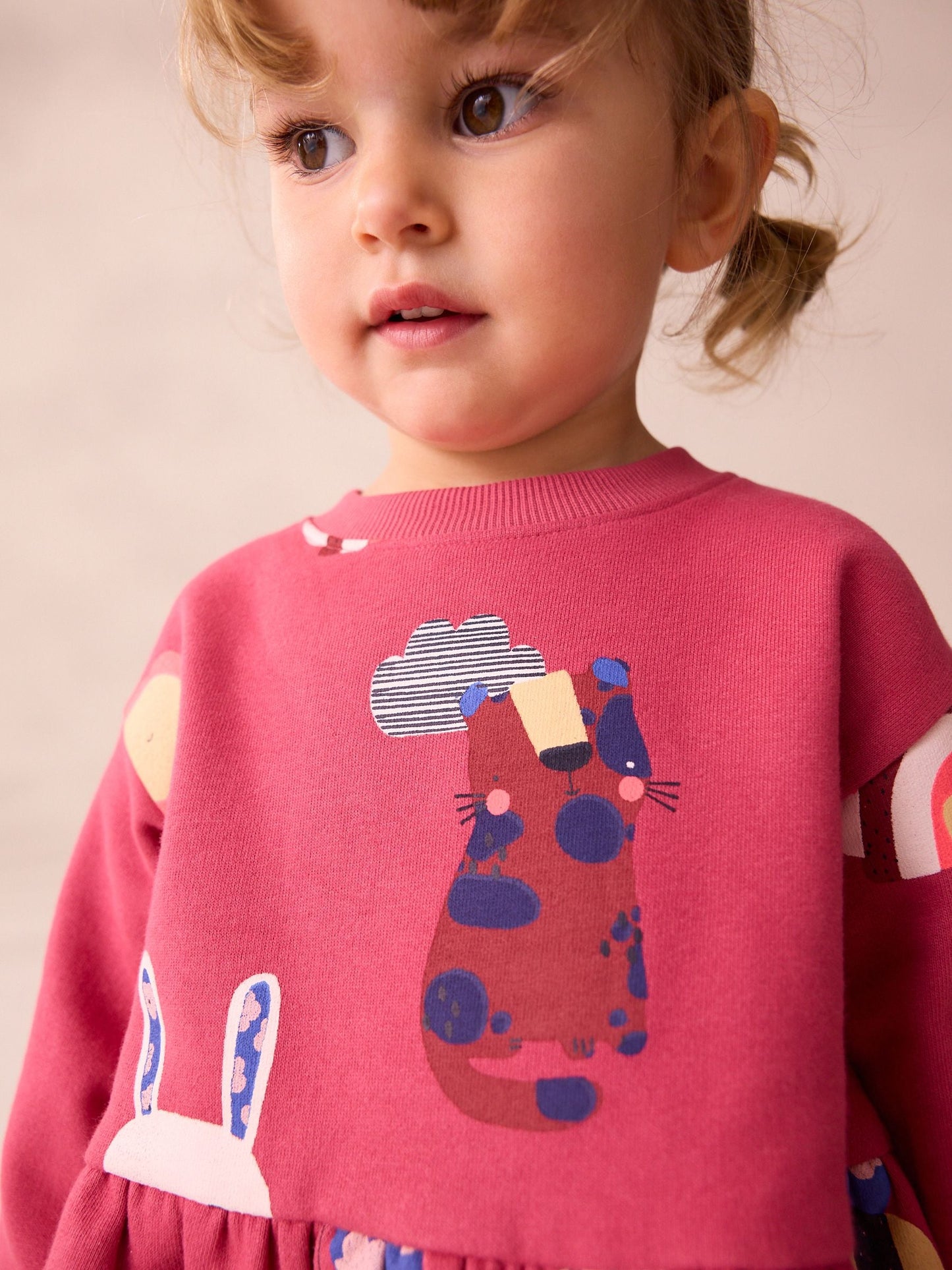 Animal Character Sweat Dress (3mths-7yrs)