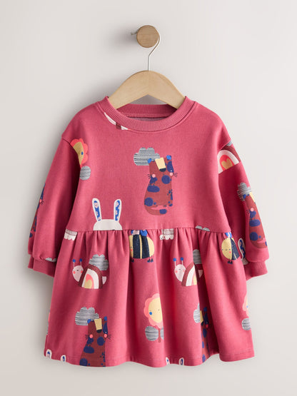 Animal Character Sweat Dress (3mths-7yrs)