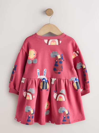 Animal Character Sweat Dress (3mths-7yrs)