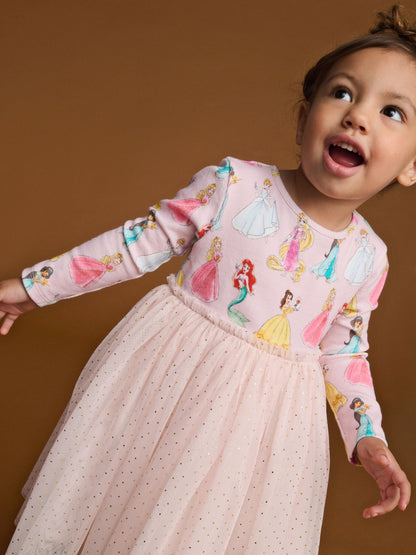Pink Disney Princess Mesh Party Dress (3mths-7yrs) image 3