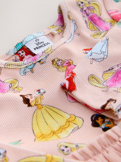 Pink Disney Princess Mesh Party Dress (3mths-7yrs)