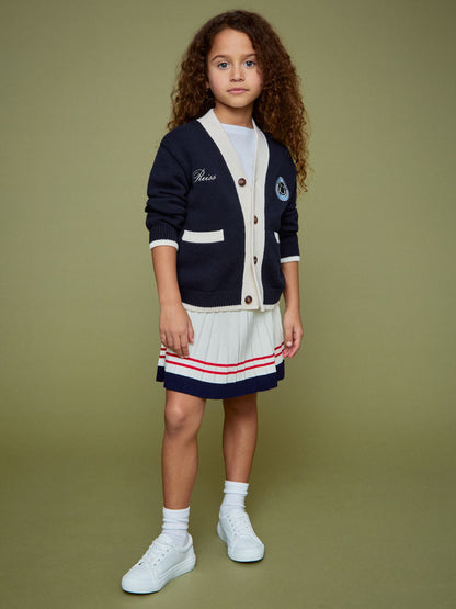 Dsiney Kidz - Reiss Off White Love 3-9 yrs SmileyWorld | Reiss Logo Cardigan Unisex Fit image 4