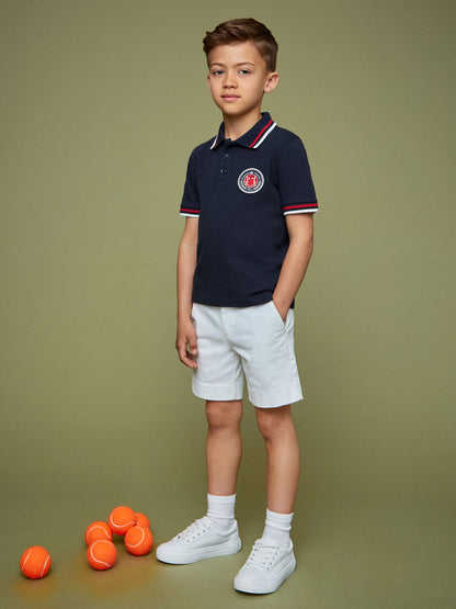 Dsiney Kidz - Reiss Navy 9-13 yrs SmileyWorld | Reiss Piqué Polo Shirt image 3