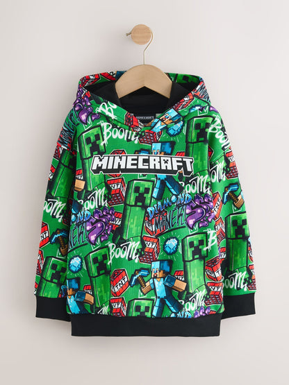 Green Minecraft Hoodie (3-16yrs)
