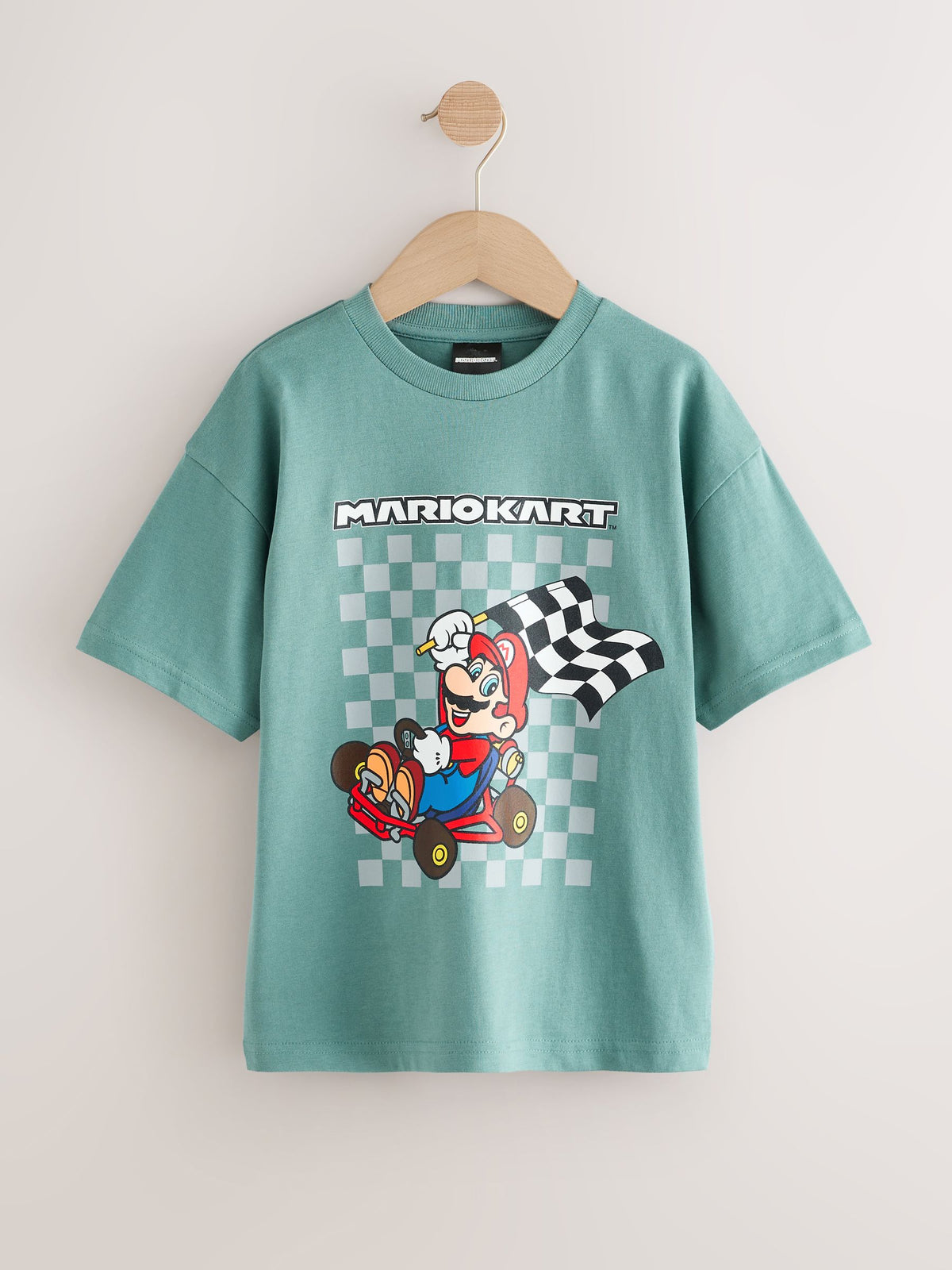 Mid Blue Mario Gaming T-Shirt (3-16yrs) - image 1