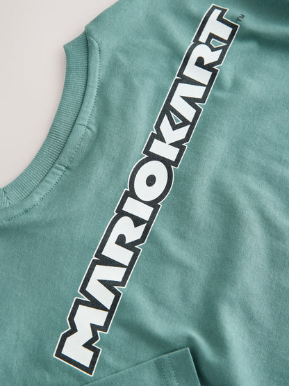 Mid Blue Mario Gaming T-Shirt (3-16yrs) - image 4