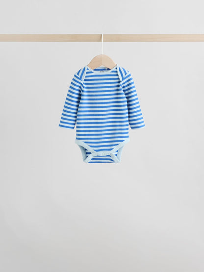 Multi Baby Long Sleeve Bodysuits 5 Pack image 7
