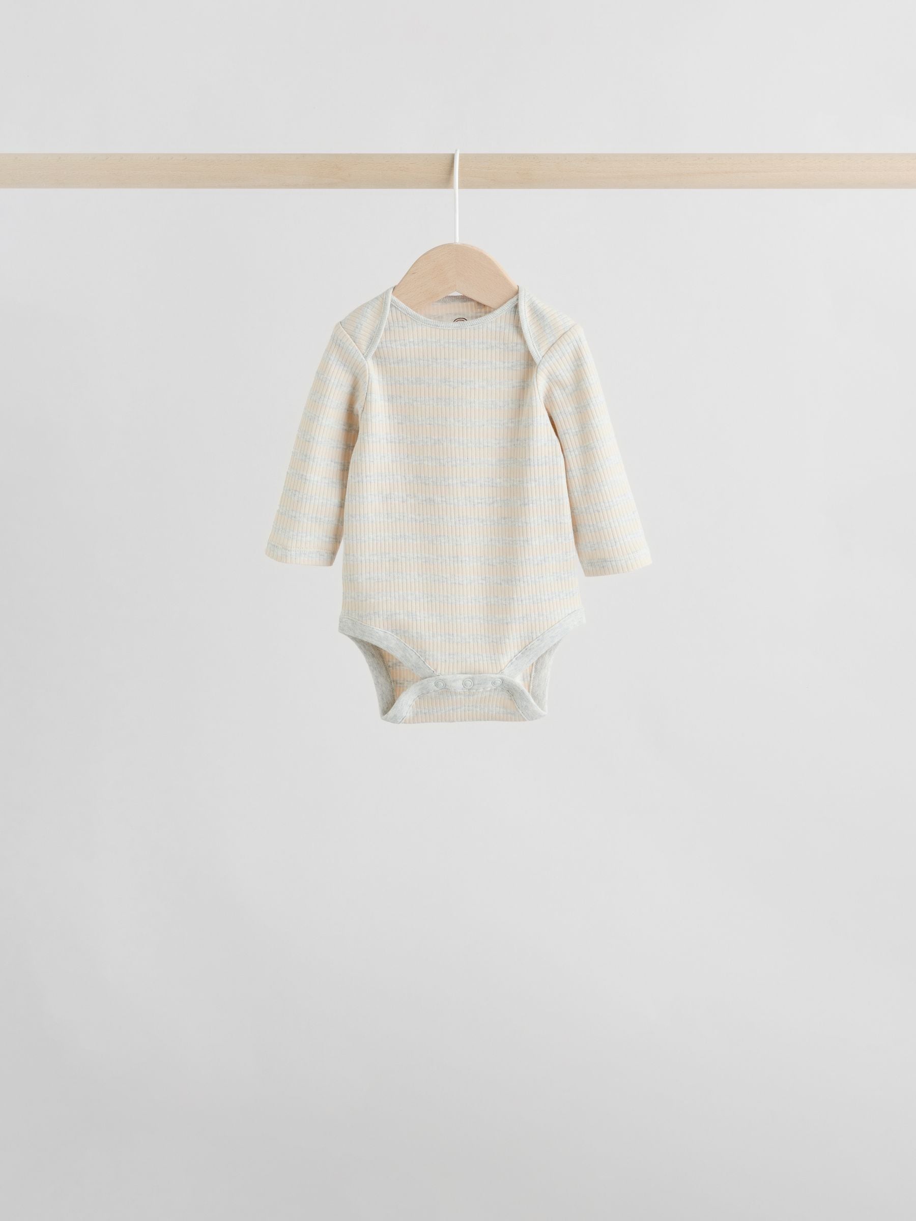 Multi Baby Long Sleeve Bodysuits 5 Pack image 9